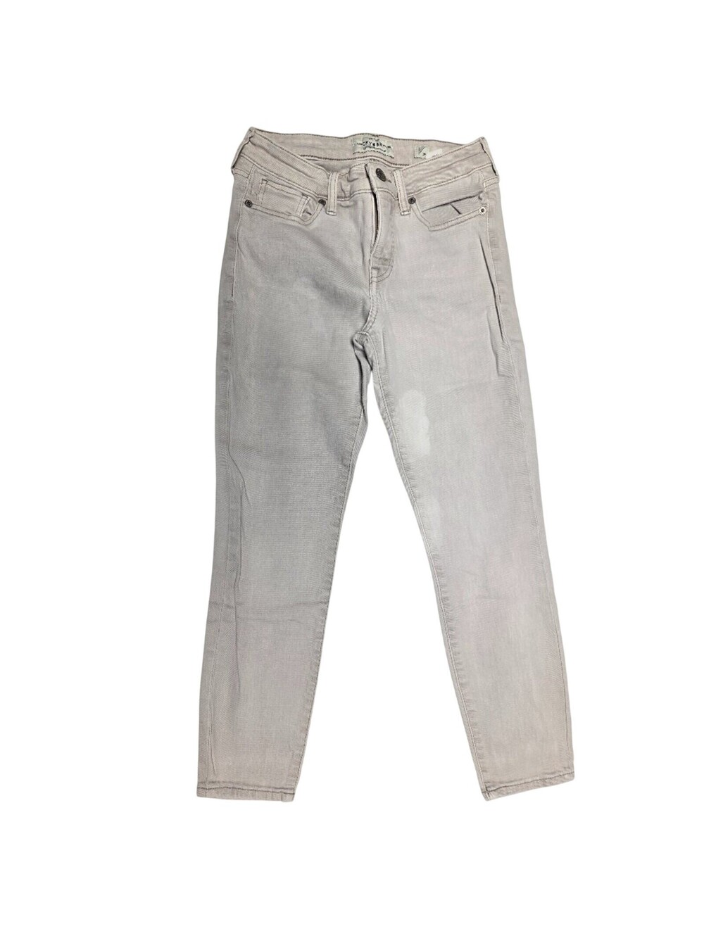 Lucky Brand Skinny Jeans Size 0 / 25 Light Grey Denim